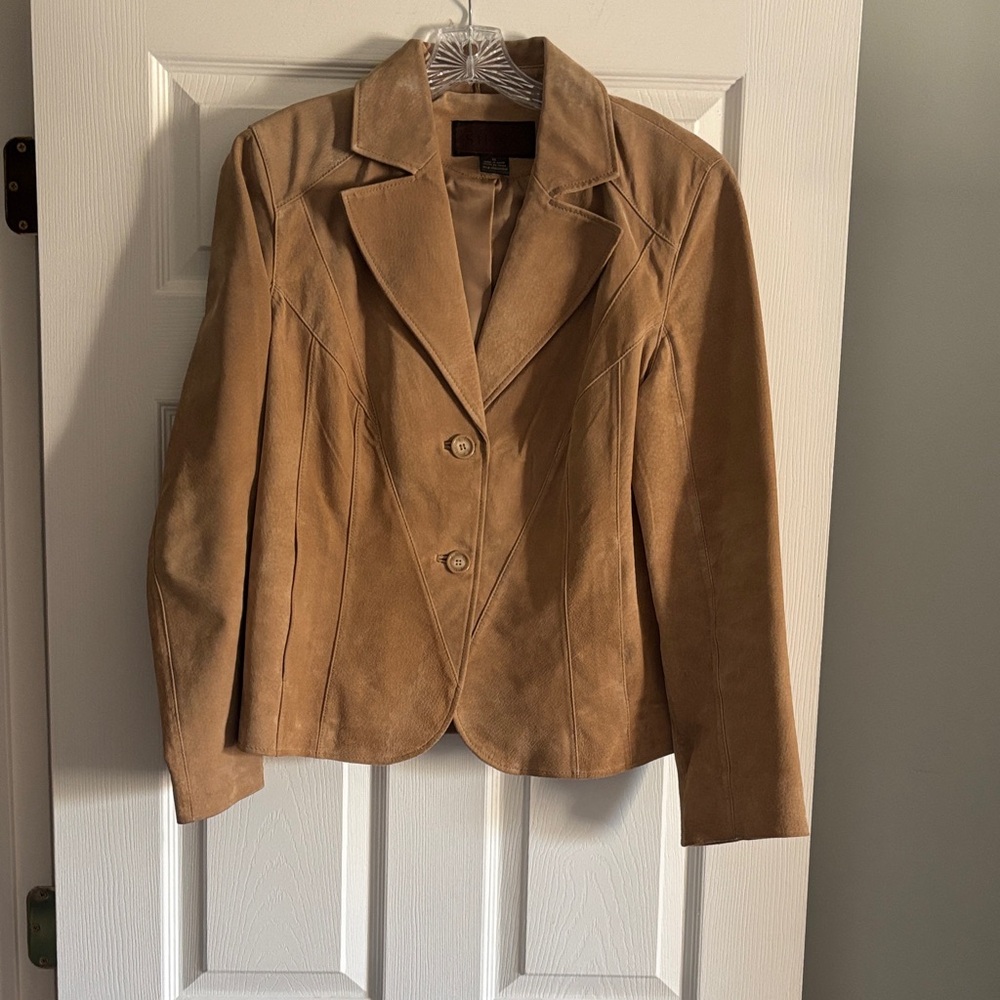 Siena Studio Suede Women's Tan Blazer